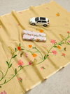 MG 344 Plain Linen Printed Daily Wear Non Catalog Saree